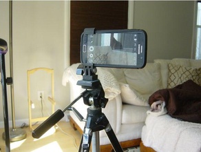 smartphone treppiede La stampa 3d la fotocamera di montaggio videocamera samsung galaxy s6 tech21 3d print model - Mito3D