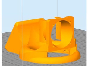 cooling fan e3d v6 + led ring 3d printer extruders 3d print model - Mito3D