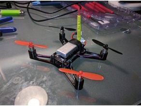 corrida fpv drone quadro hubsan x4 h107d wip r c veículos quadcopter 3d print model - Mito3D
