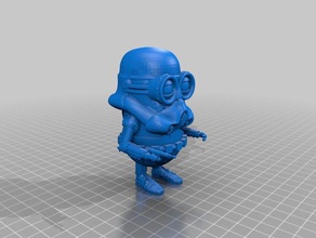 storm trooper minion A impressão 3d 3d print model - Mito3D