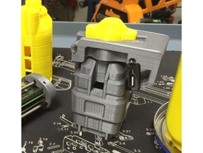 pulse grenade réplica mecânica funcional A impressão 3d 3d print model - Mito3D