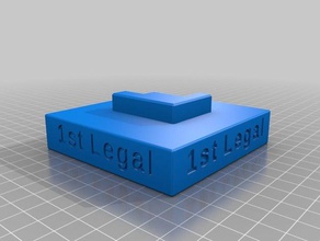 1º legais de aprendizagem personalizado 3d print model - Mito3D