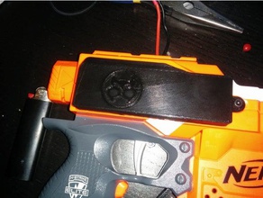 mad nerf strife 12mm porta da bateria esporte & ao ar livre gun 3d print model - Mito3D