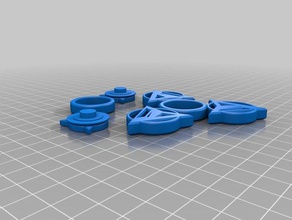flecha verde spinner juegos y juguetes fidget mano juguete de la 3d print model - Mito3D