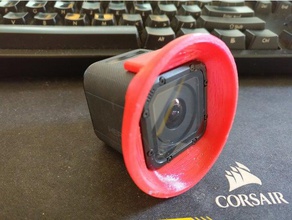 gopro hero sesión de snap-on protector lente la cámara go pro accesorios tapa 3d print model - Mito3D