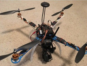 quadcopter fpv 250 building electronics diy diydrones 3d print model - Mito3D