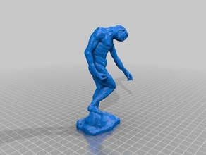 la sombra de mus e rodin parís las esculturas 3d print model - Mito3D