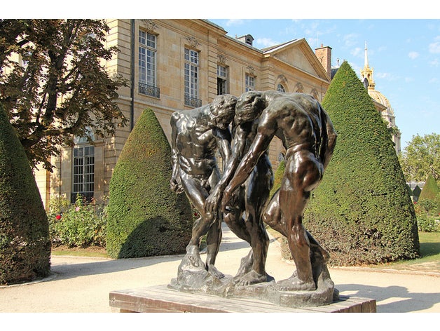 tre tonalità mus e rodin di parigi sculture 3D print model - Mito3D