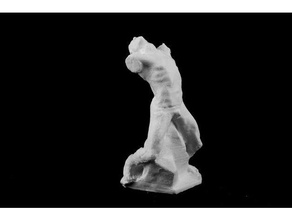 la caída de hombre mus e rodin parís las esculturas 3d print model - Mito3D