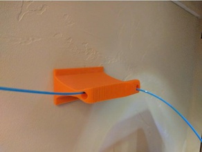 90 grau de filamentos guia Impressora 3d acessórios De graus filamento spool titular montagem na parede montado 3d print model - Mito3D