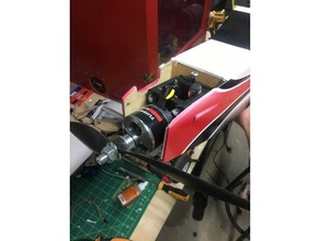 sky raider mach 1 entrenador de montaje del motor La impresión en 3d 3d print model - Mito3D