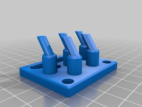 kitchen hook 5 & dining support supportless 3d print model - Mito3D