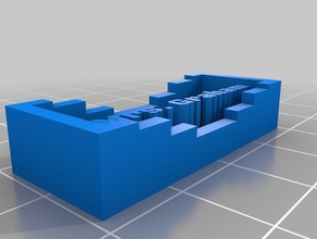 özel proje tabela jeneratör openscad benim - graham öğrenme özelleştirilmiş 3d print model - Mito3D