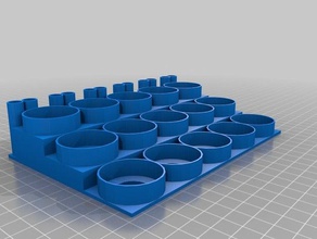 citadelle de la peinture rack le bricolage 3d print model - Mito3D