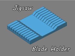jigsaw blade holder tool holders & boxes box 3d print model - Mito3D