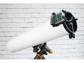 pikon télescope l'astronomie citoyen de la science raspberry pi camera l'espace 3d print model - Mito3D