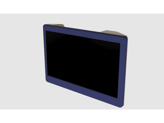 Display da 7 pollici caso tontec innolux versione liscia la fotocamera 7inch display il fai te hdmi casa vga 3D print model - Mito3D