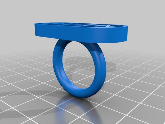 nadine rings customized 3D print model - Mito3D