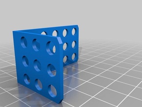 my customized makeblock parametric l bracket robotics 3d print model - Mito3D