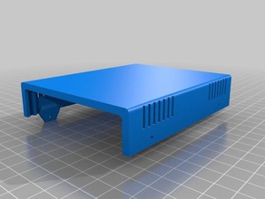 exocet laptimer oben - Elektronik kundengebundene 3d print model - Mito3D