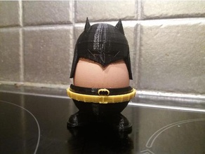 coquetier batman ovo taça A impressão 3d 3d print model - Mito3D