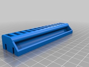 meine kundengebundene usb-12-stick-Halter - Organisation 3d print model - Mito3D