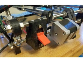 prusa mudar gabinete - dedo de segurança Impressora 3d peças interruptor alimentação mendel 3d print model - Mito3D