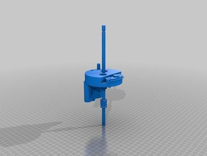 curta Typ-2-Schritt-Trommel mechanische Spielzeuge 3d print model - Mito3D
