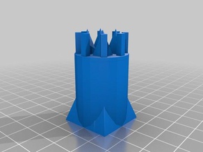 rook - richard chess 3d print model - Mito3D