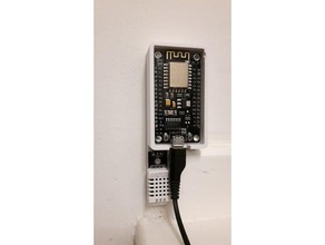 sensor de habitação lolin nodemcu v3 esp8266 + dht-11 22 eletrônica 3d print model - Mito3D
