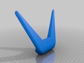 headphone stand two pieces 3d printing 3d print model - Mito3D