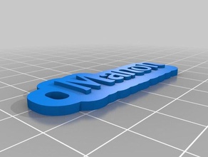 manon 2 keychains customized 3d print model - Mito3D