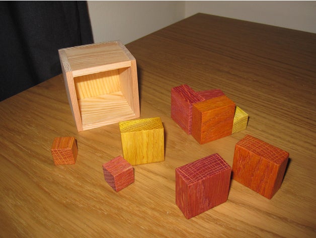 slothouber-graatsma cube puzzles 3d puzzle polycube 3D print model - Mito3D