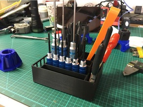 my tool holder holders & boxes 3d print model - Mito3D