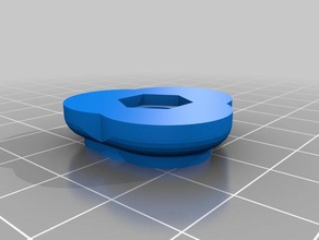 rat estrela de botão partes personalizado 3d print model - Mito3D