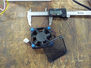 60mm fã grelha diy protetor do ventilador de grade 3d print model - Mito3D
