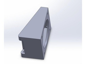 shorter 40mm fan shroud monoprice maker select 3d printer parts 3d print model - Mito3D