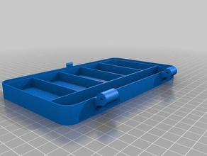 benim özel kutusu 1xn v2 menteşeli organizasyon özelleştirilmiş 3d print model - Mito3D