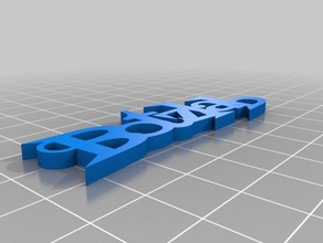 bl llavero llaveros personalizado 3d print model - Mito3D