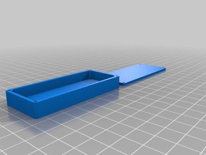 la tapa de caja los agujeros del tornillo diy personalizado 3d print model - Mito3D