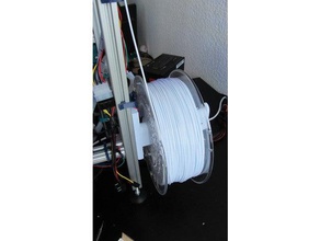 spool holder 20x20 extrusion 3d printer parts 2020 filament hypercube 3d print model - Mito3D