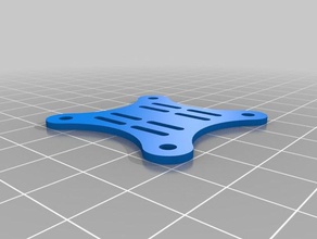 305mm mounting plate r c vehicles 3d print model - Mito3D