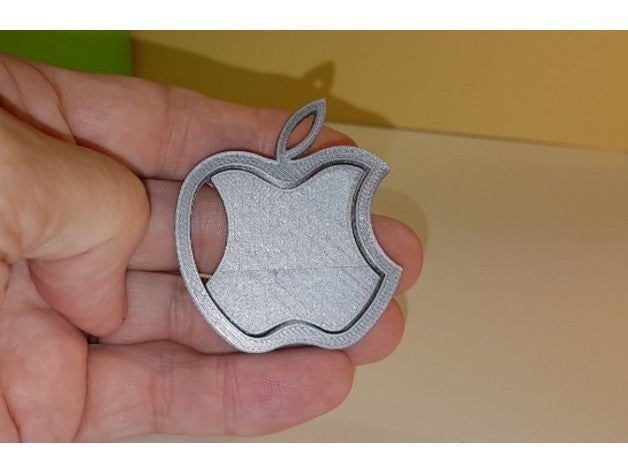 logo apple signs & logos apple- bijoux jeu- logo- pendentif- 3D print model - Mito3D