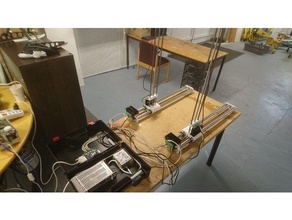 4axis espuma de corte diy 4-eixo 4 eixo cnc a máquina do foamcutter hotwire fio quente 3d print model - Mito3D