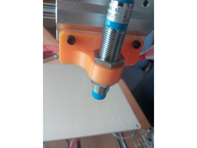 arrière support de capteur linéaire large curseurs 8 12 18 mm - made anycubic prusa i3 Imprimante 3d accessoires autodesk inventor auto bed leveling l'allemand inductive inductif 3D print model - Mito3D