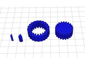 Bildungseinrichtungen Verzahnen engineering Gang Zahnräder - Modul 3d print model - Mito3D