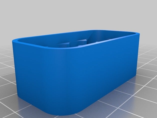 kundengebundene 8 aaa-Batterie Fall cap Container 3D print model - Mito3D