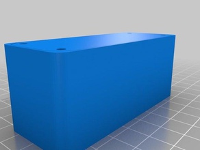 coperchio scatola solfatatore batterie l'elettronica su misura 3d print model - Mito3D