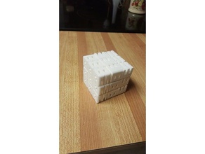geb rubik cube 3x3x3 Rätsel anpassbare customizer openscad rubiks 3d print model - Mito3D