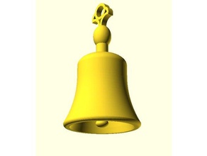 la campana de pascua art bell openscad 3d print model - Mito3D
